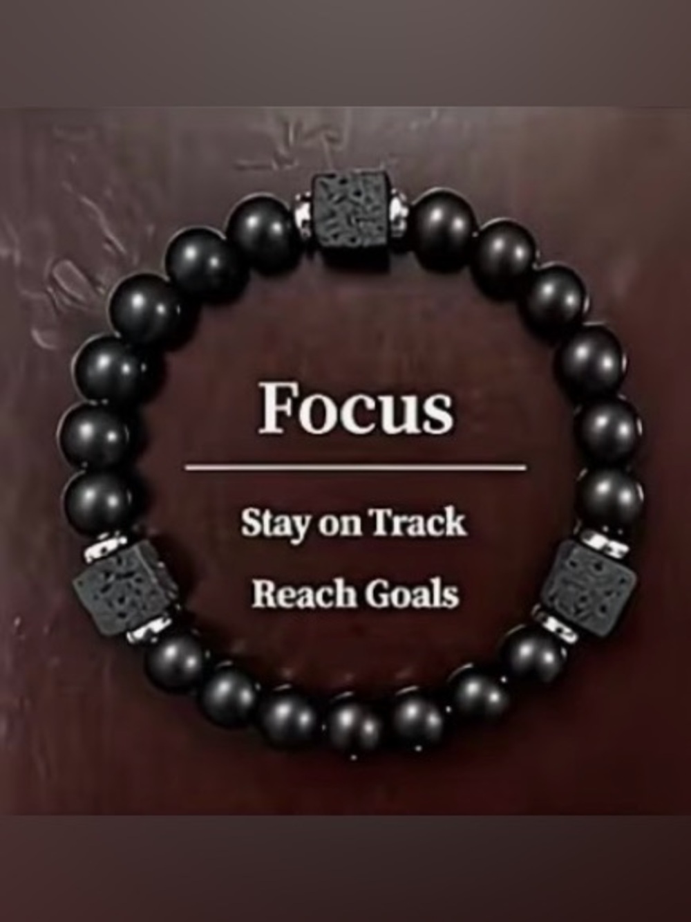 FOCUS - Natural stone beaded bracelet